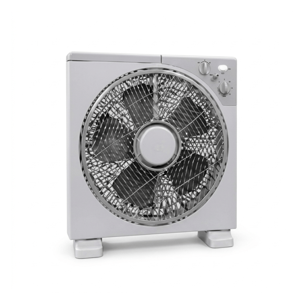 Alpha55 Ventilateur de Sol Carré Elite – Puissant & Compact