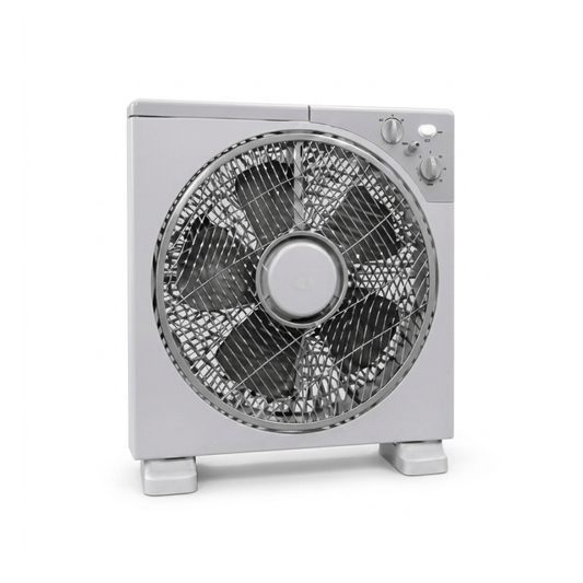 Alpha55 Ventilateur de Sol Carré Elite – Puissant & Compact