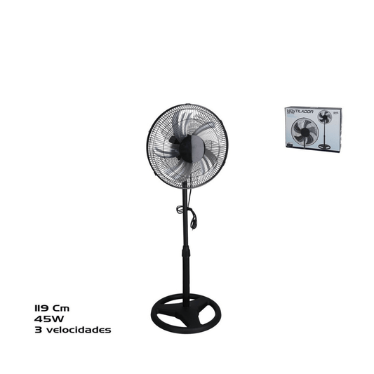Alpha55 Ventilateur sur pied métal réglable puissant