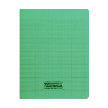 Alpha55 Vert Cahier Polypro Calligraphe 8000 A4 140P Séyès