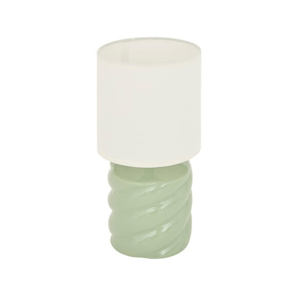 alpha55 Vert Céladon Lampe Noly en Céramique – Élégance et Modernité