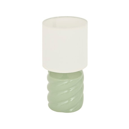 alpha55 Vert Céladon Lampe Noly en Céramique – Élégance et Modernité