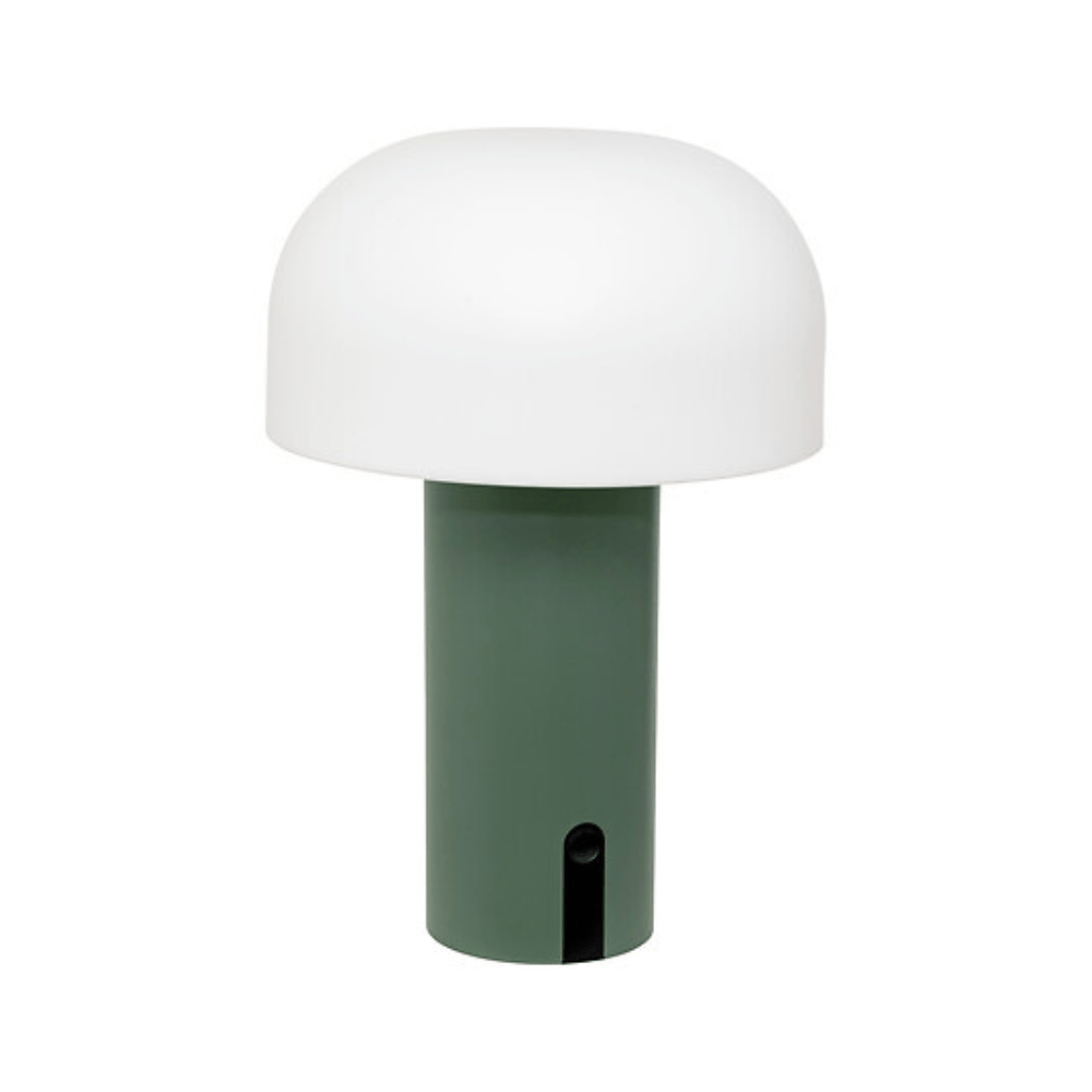 alpha55 Vert Olive Lampe Extérieure Jany PP et Métal Vert Olive