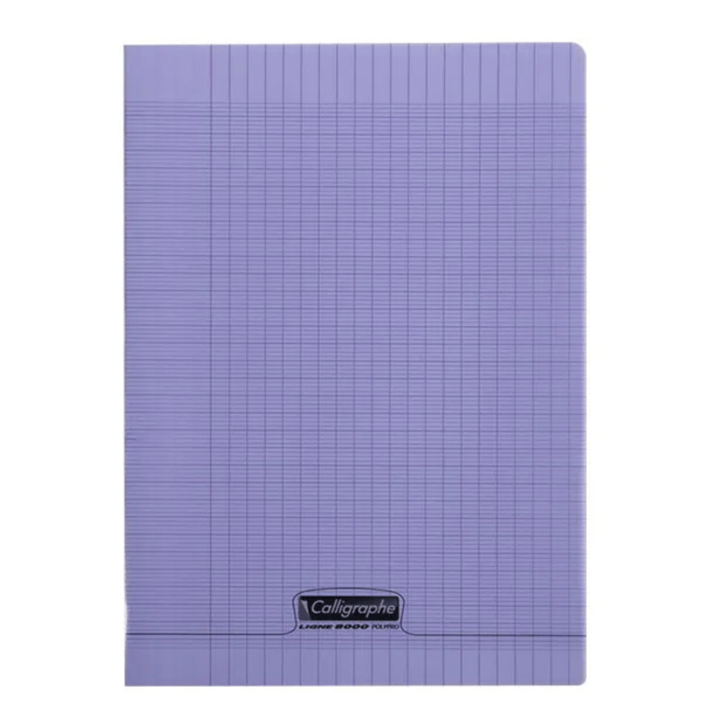 Alpha55 Violet Cahier Piqué 8000 Polypro A4 96P Séyès 90g