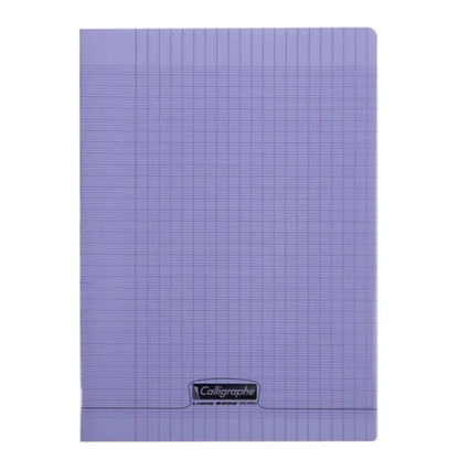 Alpha55 Violet Cahier Piqué 8000 Polypro A4 96P Séyès 90g
