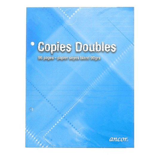 Copie Double ANCOR 96 Pages Séyès 90 g — Alpha 55 Maroc