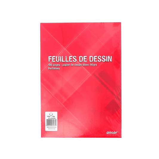 Feuillets Mobiles ANCOR A4 96 Pages 90 g Uni — Alpha 55 Maroc
