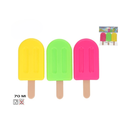 BABY CLEMENTONI Set de 3 accumulateurs froid forme glace
