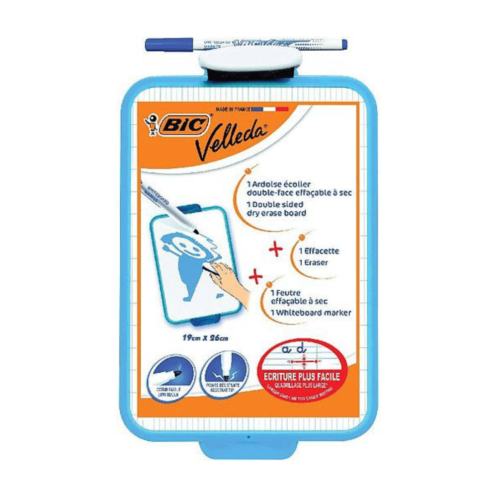 BIC Ardoise School Board Bleu avec Feutre Fin