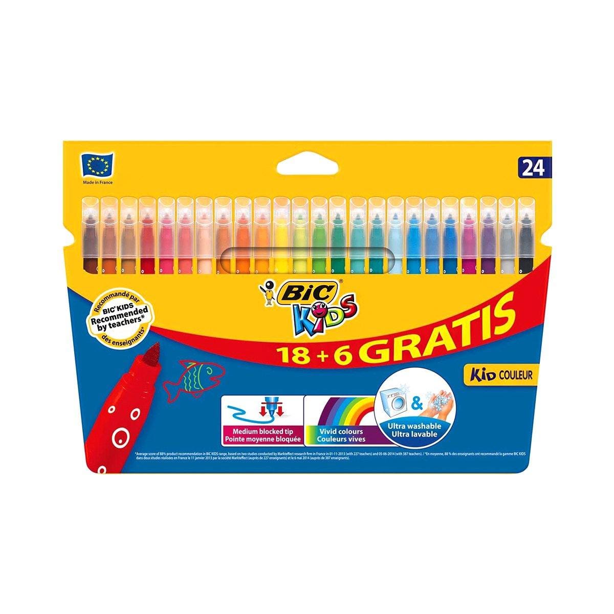 BIC Etui de 24 feutres Kid Couleur de BIC Kids