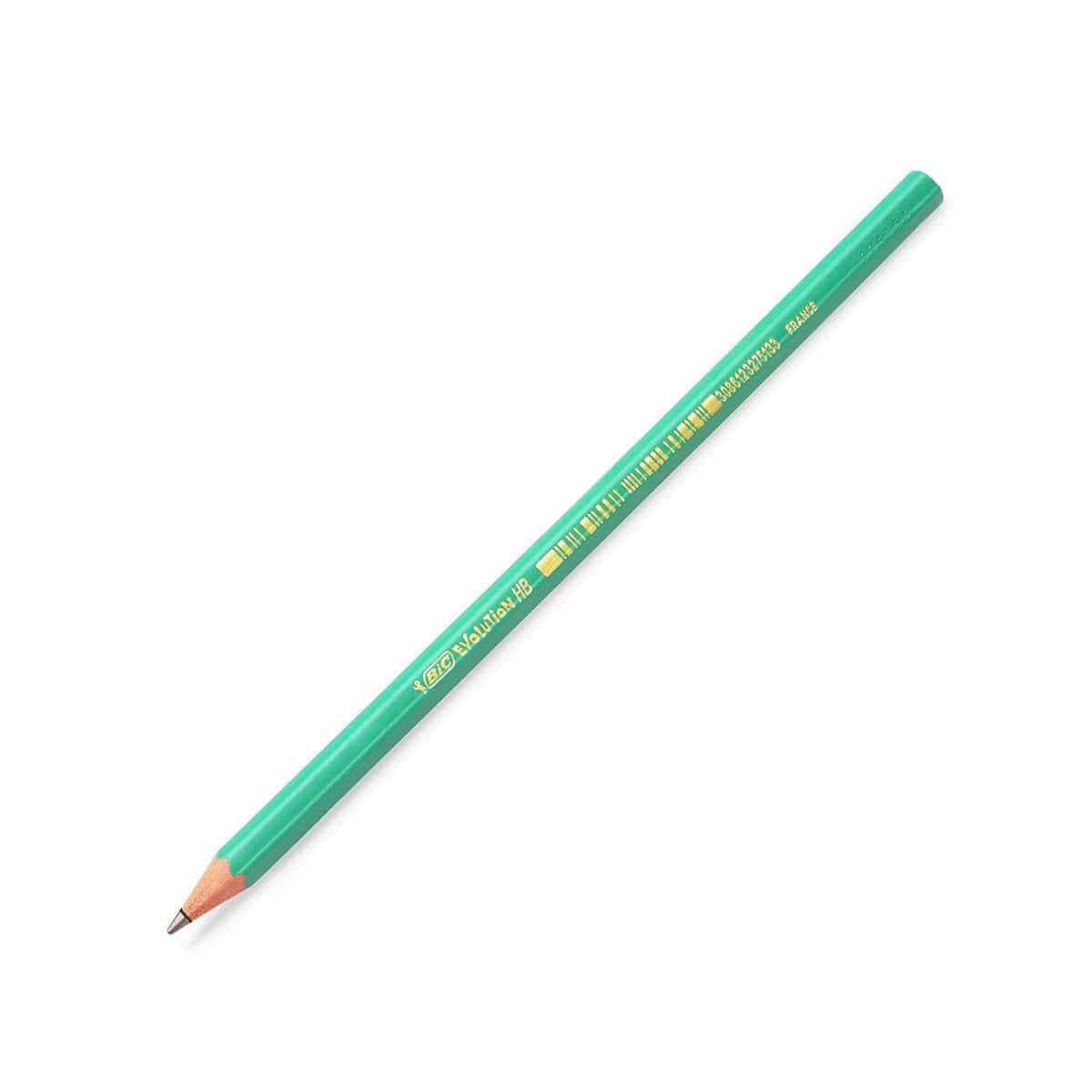 BIC Lot de 4 crayons à papier Evolution Ecolution HB/2 de BIC