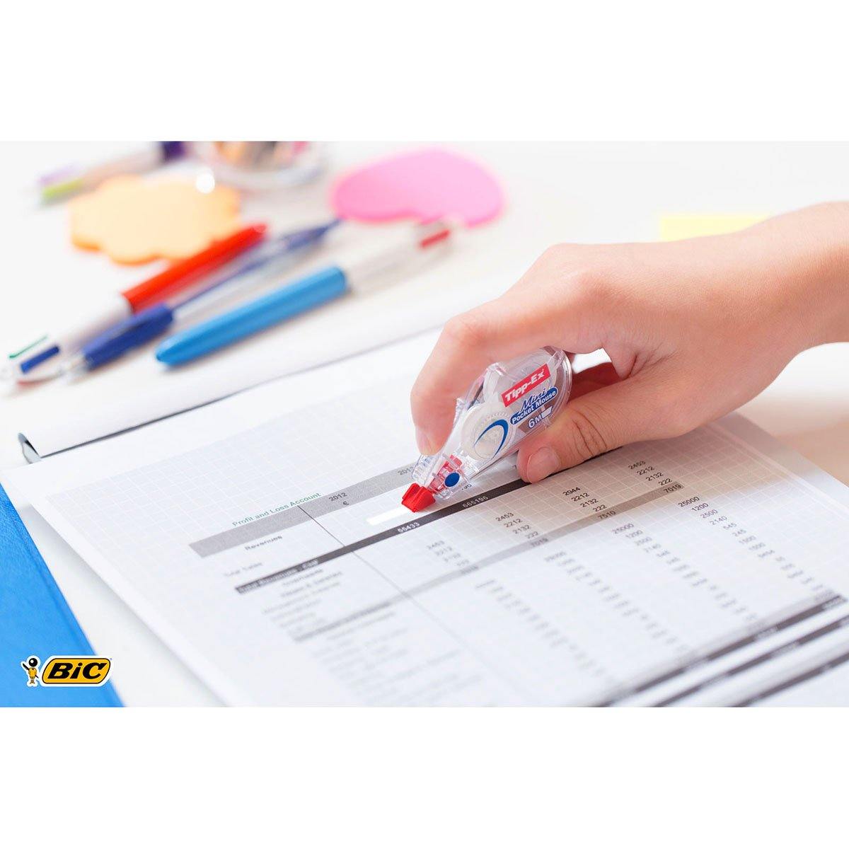 BIC Ruban correcteur Tipp-Ex mini Pocket Mouse 6m de BIC