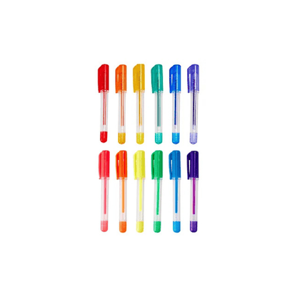 BIC Set de 12 Mini Stylos Gel Scol Assortis