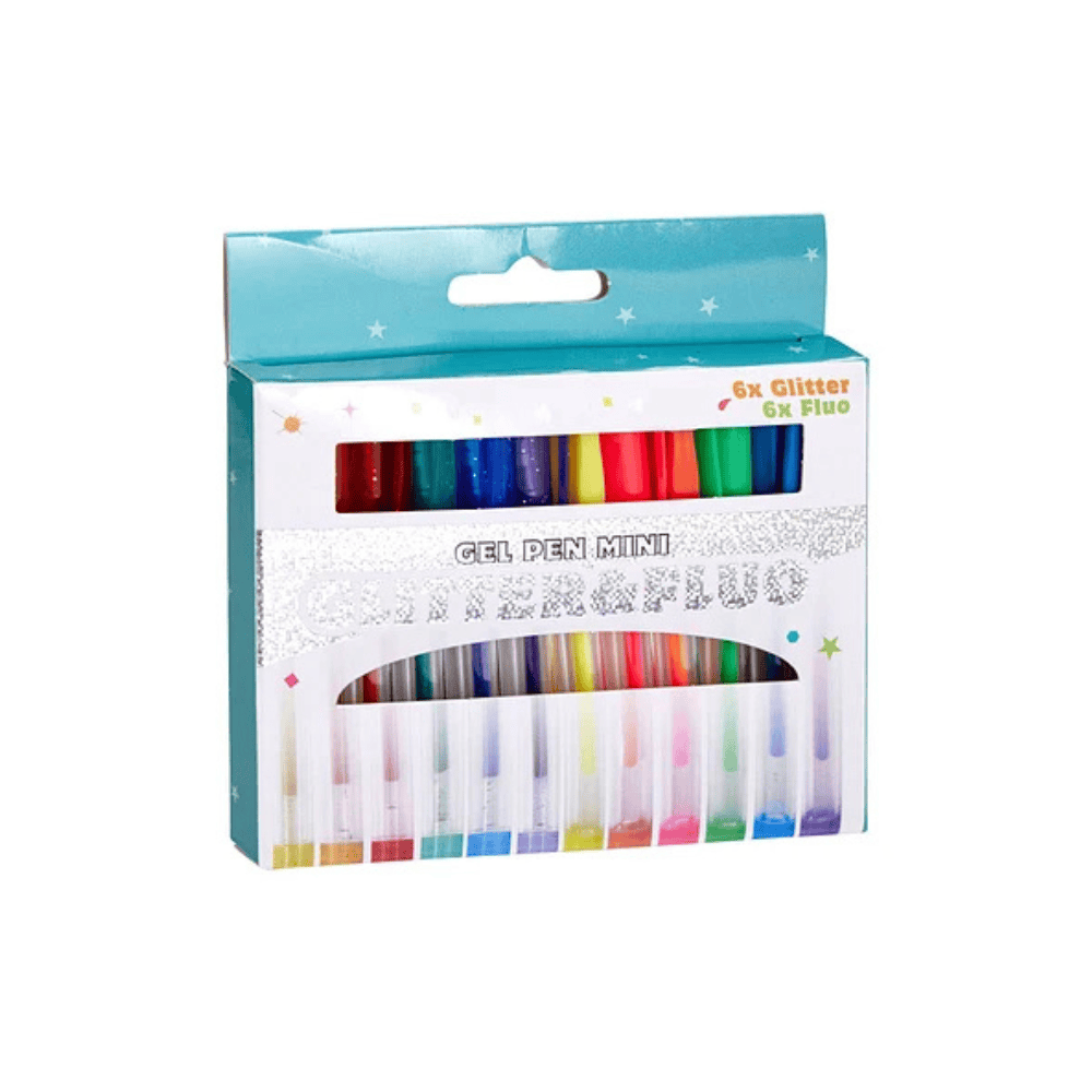 BIC Set de 12 Mini Stylos Gel Scol Assortis