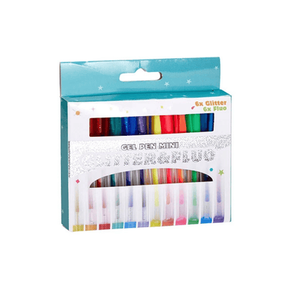 BIC Set de 12 Mini Stylos Gel Scol Assortis