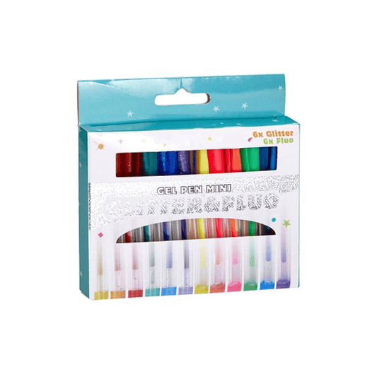 BIC Set de 12 Mini Stylos Gel Scol Assortis