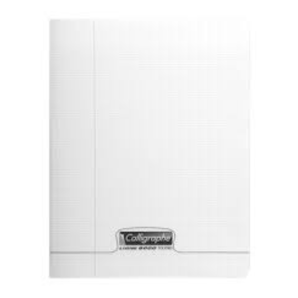 CALLIGRAPHE Blanc Cahier Piqué Calligraphe 8000 Incolore 48P Séyès