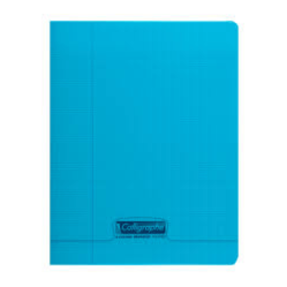 CALLIGRAPHE Bleu Cahier PP Séyès 17x22 96P 90g