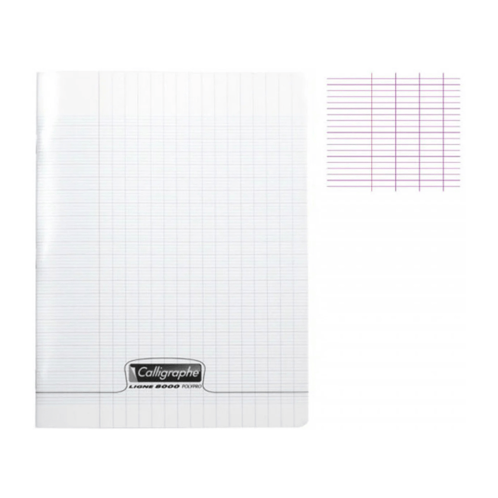 CALLIGRAPHE Cahier Calligraphe 8000 PP 17×22 48 Pages Seyès