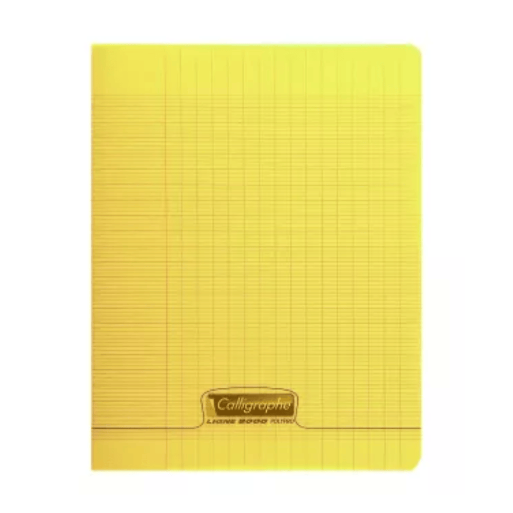 CALLIGRAPHE Jaune Cahier Piqué Calligraphe 8000 Incolore 48P Séyès