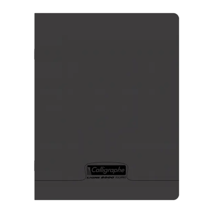 CALLIGRAPHE Noir Cahier PP Séyès 17x22 96P 90g