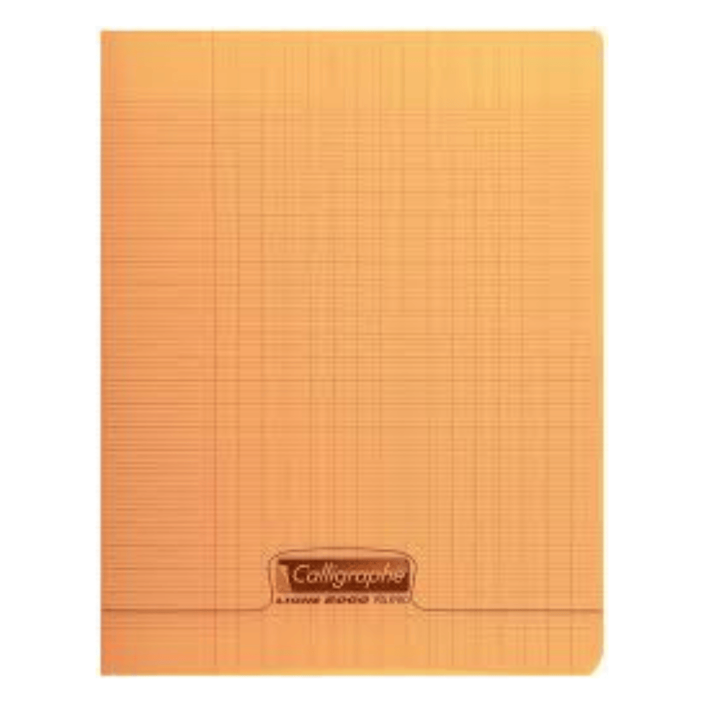 CALLIGRAPHE Orange Cahier Piqué Calligraphe 8000 Incolore 48P Séyès