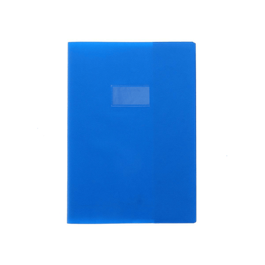Protège-Cahier Calligraphe Sans Rabat Bleu — Alpha 55 Maroc
