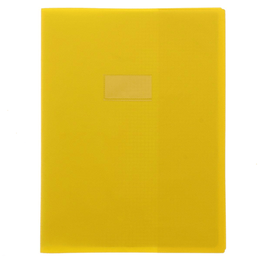 Protège-Cahier Calligraphe Sans Rabat Jaune — Alpha 55 Maroc