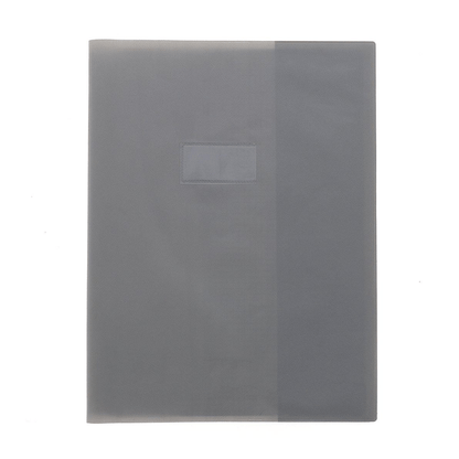 CALLIGRAPHE Protège-Cahier Grain Cuir Gris A4 20/100
