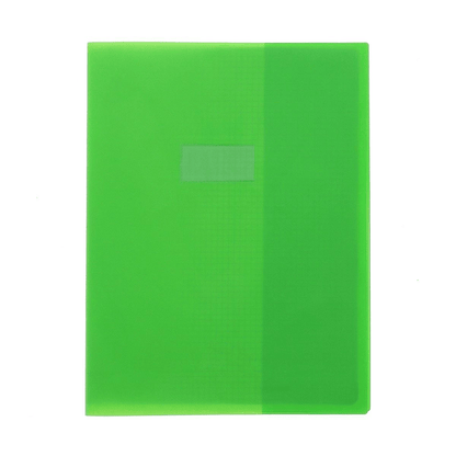 CALLIGRAPHE Protège-Cahier Grain Cuir PVC Vert Clair A4 22/100