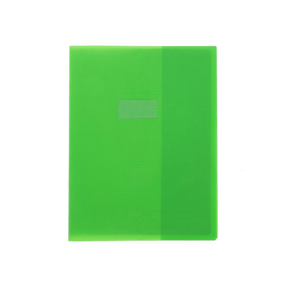 CALLIGRAPHE Protège-Cahier Grain Cuir Vert Clair 22/100