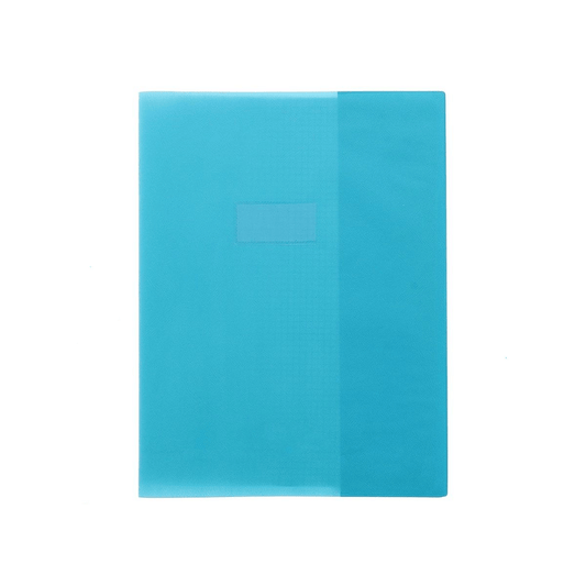 Protège-Cahier PVC Opaque avec Porte-Étiquette — Alpha 55 Maroc