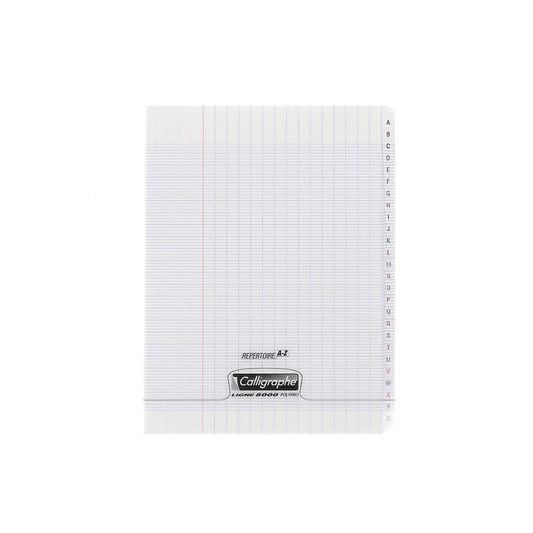 Répertoire Piqué Calligraphe 8000 96P Séyès 90g — Alpha 55 Maroc