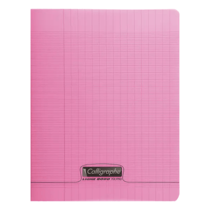 CALLIGRAPHE Rose Cahier Piqué Calligraphe 8000 Incolore 48P Séyès