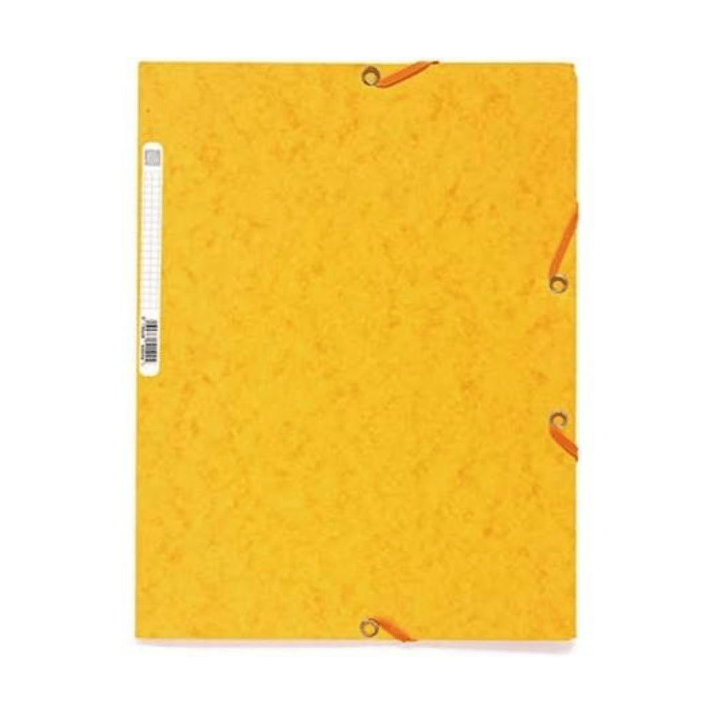 CLAIREFONTAINE Jaune Chemise à Rabats en Carton – Classement et Protection des Documents