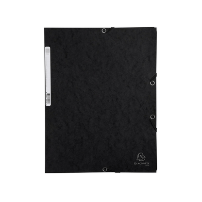 CLAIREFONTAINE Noir Chemise à Rabats en Carton – Classement et Protection des Documents
