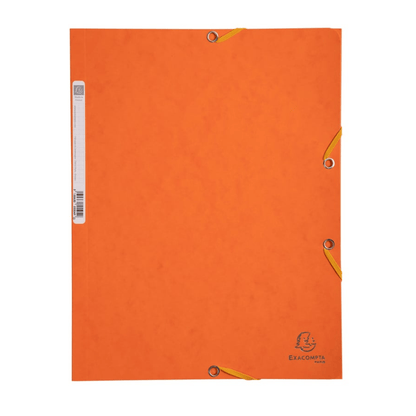 CLAIREFONTAINE Orange Chemise à Rabats en Carton – Classement et Protection des Documents