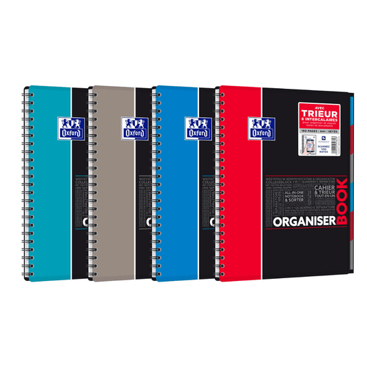 CLAIREFONTAINE OrganiserBook Oxford B6 160 Pages Seyès 90g