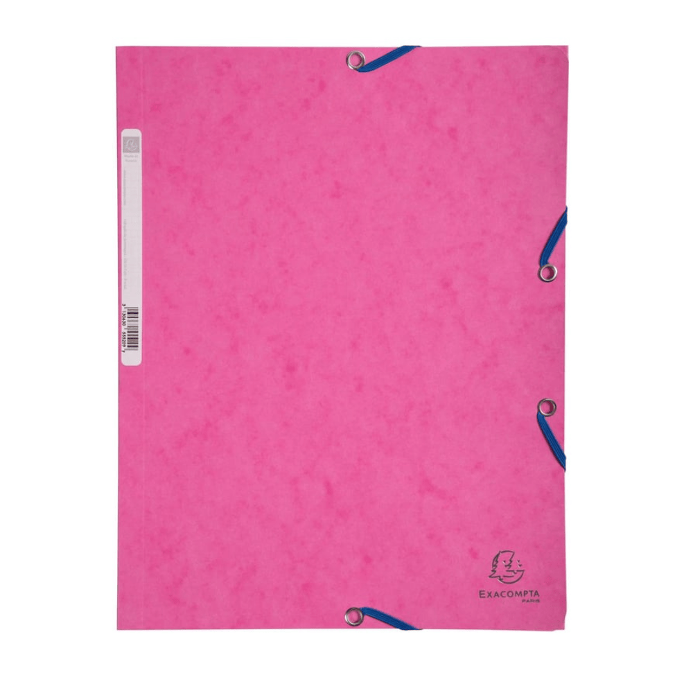 CLAIREFONTAINE Rose Chemise à Rabats en Carton – Classement et Protection des Documents