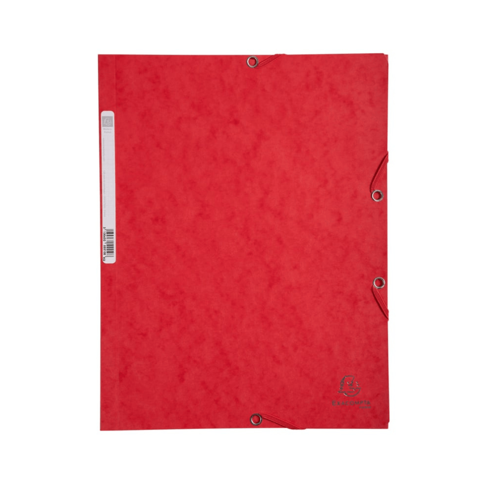 CLAIREFONTAINE Rouge Chemise à Rabats en Carton – Classement et Protection des Documents