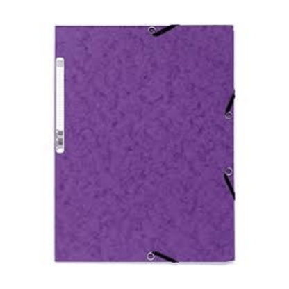 CLAIREFONTAINE Violet Chemise à Rabats en Carton – Classement et Protection des Documents