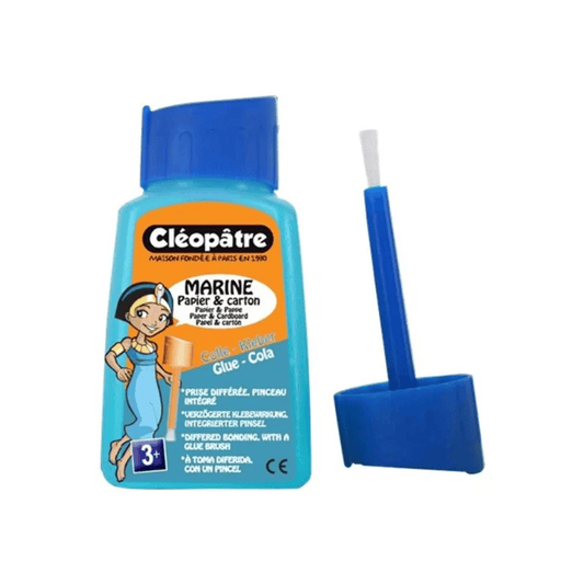 CLEOPATRE Cléopâtre Flacon de Colle avec Pinceau 80 g