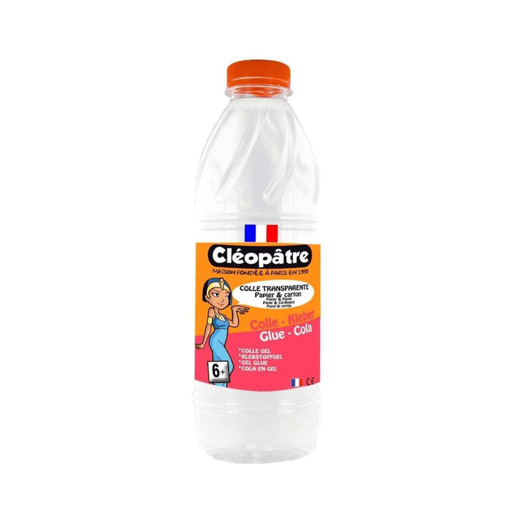CLEOPATRE Colle Transparente 1 kg – Grand Format pour Loisirs Créatifs