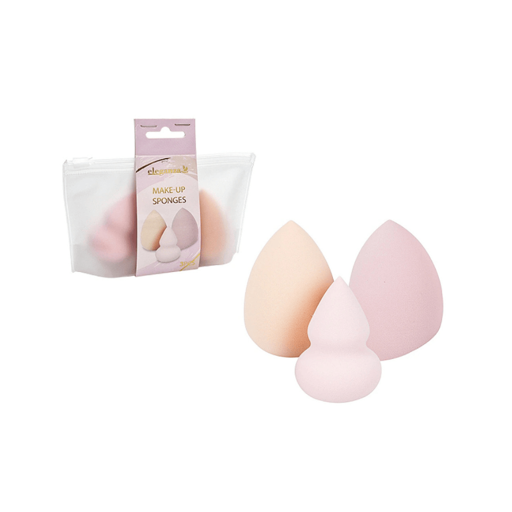 COSMETIC CLUB Set de 3 Éponges de Maquillage - Application Précise