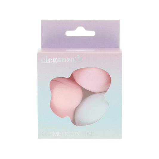 COSMETIC CLUB Set de 3 éponges maquillage précision beauté