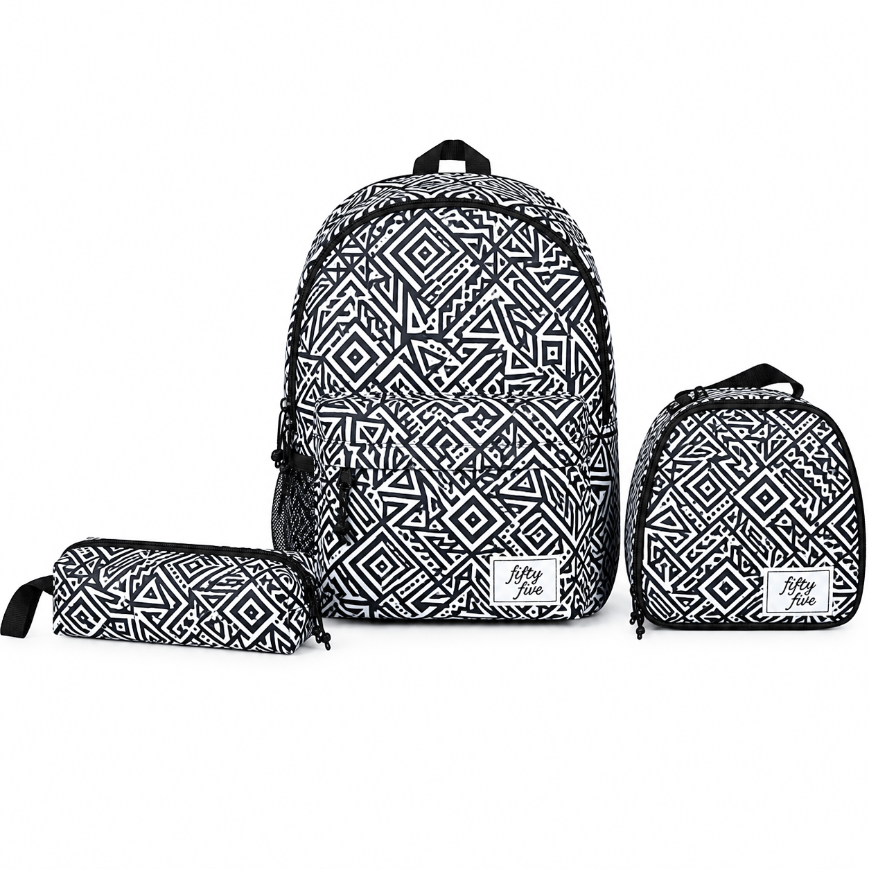Eastpak Set Trio Sac à Dos Borné Imprimé Geo Tribal
