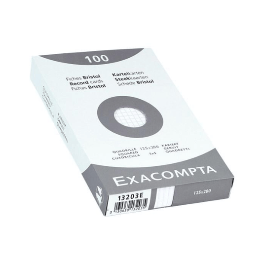 Fiches Bristol Exacompta x100 — Alpha 55 Maroc