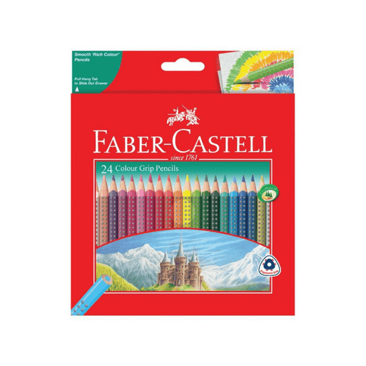 FABER-CASTELL Crayon couleur x24 GRIP