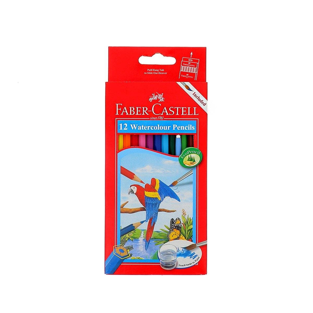 FABER-CASTELL Etui de 12 crayons de couleur aquarelle de FABER-CASTELL