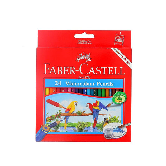 FABER-CASTELL Etui de 24 crayons de couleur aquarelle de FABER-CASTELL